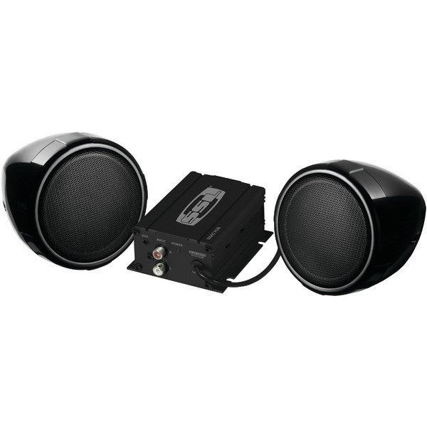 SOUNDSTORM SMC70B Motorcycle-UTV 600-Watt Amp & Speaker System (With Bluetooth(R))