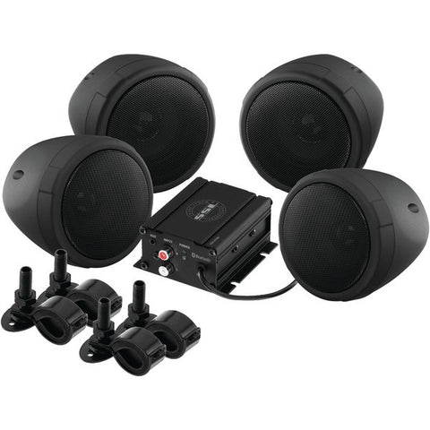 SOUNDSTORM SMC90BB Motorcycle-UTV 1,000-Watt Sound System with Bluetooth(R)