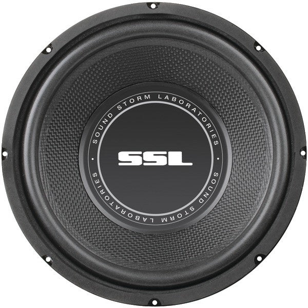 SOUNDSTORM SS10 SS Series High-Power Single 4ohm Voice-Coil Subwoofer with Poly-Injection Cone (10", 600 Watts)