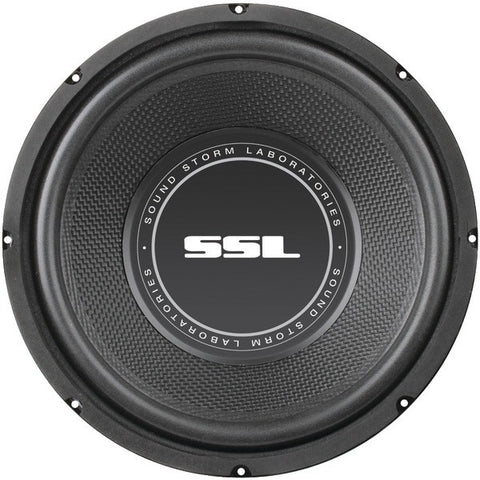 SOUNDSTORM SS10 SS Series High-Power Single 4ohm Voice-Coil Subwoofer with Poly-Injection Cone (10", 600 Watts)