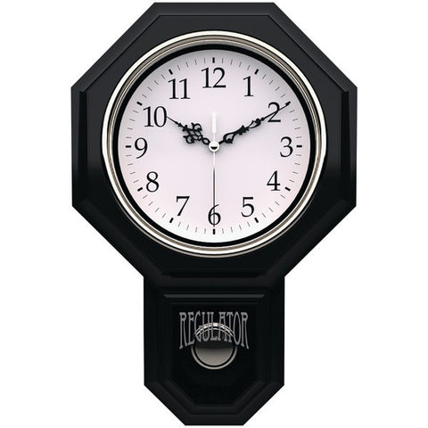 TIMEKEEPER 180BWAC 12" x 17" Essex Pendulum Wall Clock