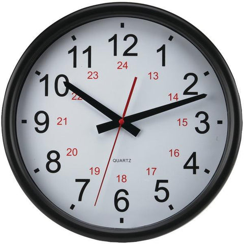 TIMEKEEPER OP201 14" 24-Hour Wall Clock