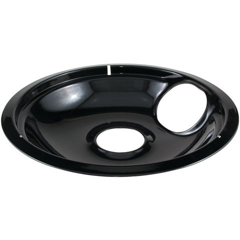 STANCO 414-8 Black Porcelain Replacement Drip Pan (8")