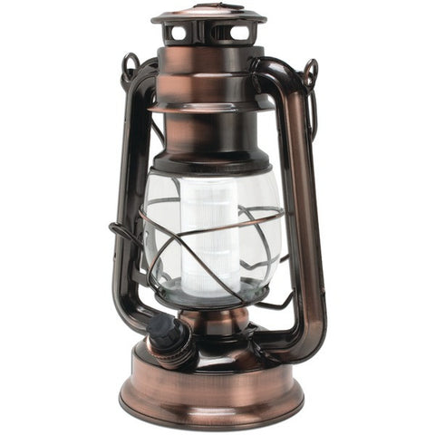 North Point 190462 12-LED Vintage Style Lantern (Copper Finish)