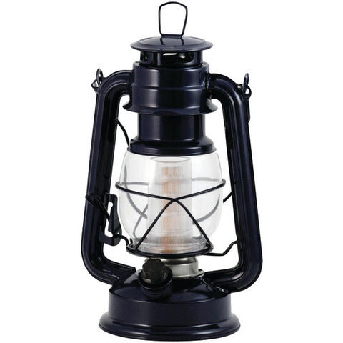 North Point 190481 12-LED Vintage Style Lantern (Dark Blue)
