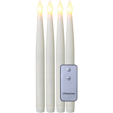 North Point GM8266 Flameless LED Candles with Remote, 4 pk