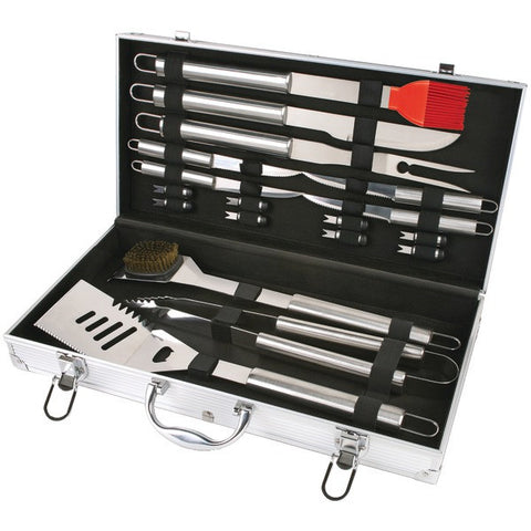 CHEFS BASICS SELECT HW5305 18-Piece Stainless Steel BBQ Set