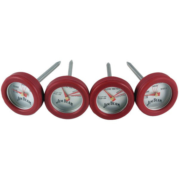 JIM BEAM JB0134 Poultry & Steak Mini Thermometers, 4 pk