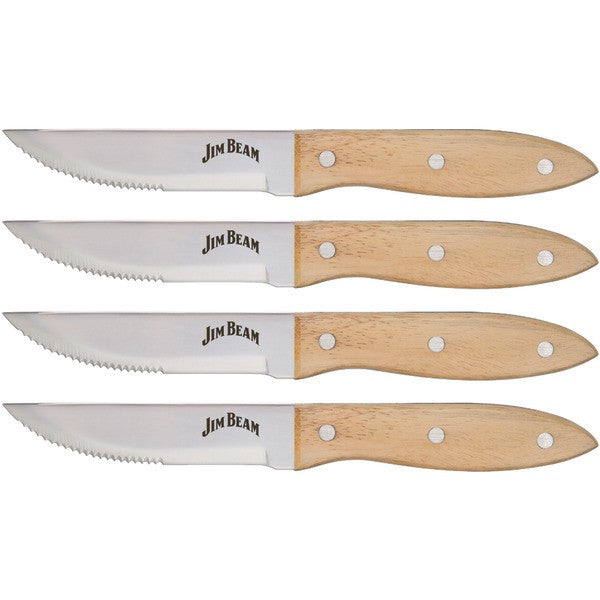 JIM BEAM JB0165 Steak Knife Set, 4 pk