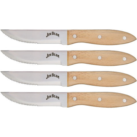 JIM BEAM JB0165 Steak Knife Set, 4 pk