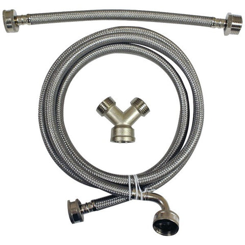 CERTIFIED APPLIANCE STMKIT1 Braided Stainless Steel Steam Dryer Installation Kit