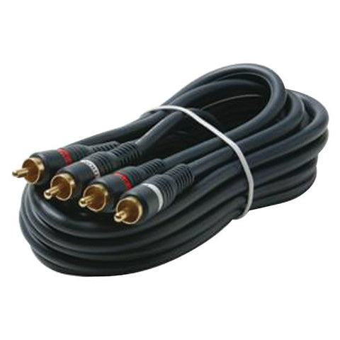 STEREN 254-235BL Dual RCA Stereo Cables (75ft)