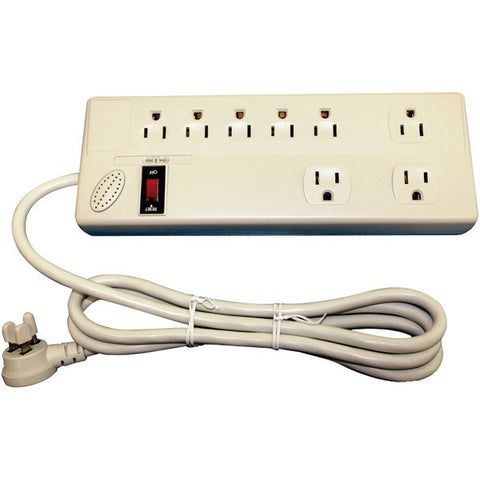 STEREN 905-108 8-Outlet Surge-Protected Power Strip