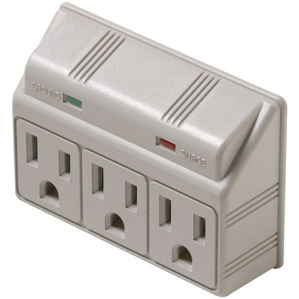 STEREN 905-304 3-Outlet 270 Joules Plug-In Surge Protector