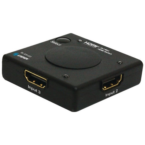 STEREN BL-526-033 HDMI(R) 3 x 1 Mini Switcher