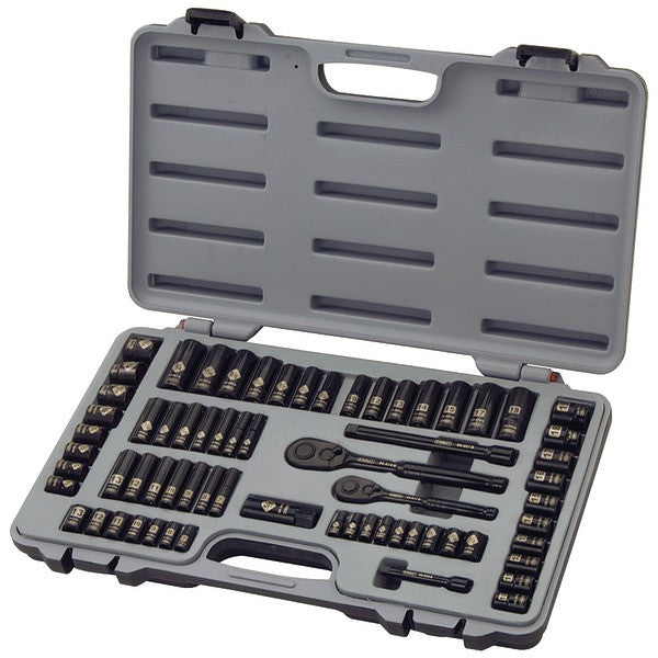 STANLEY 92-824HB 69-Piece Black Chrome Mechanics Tool Set