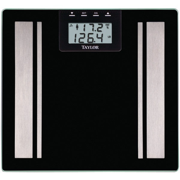 TAYLOR 57364072F Body Fat Digital Scale (Black)