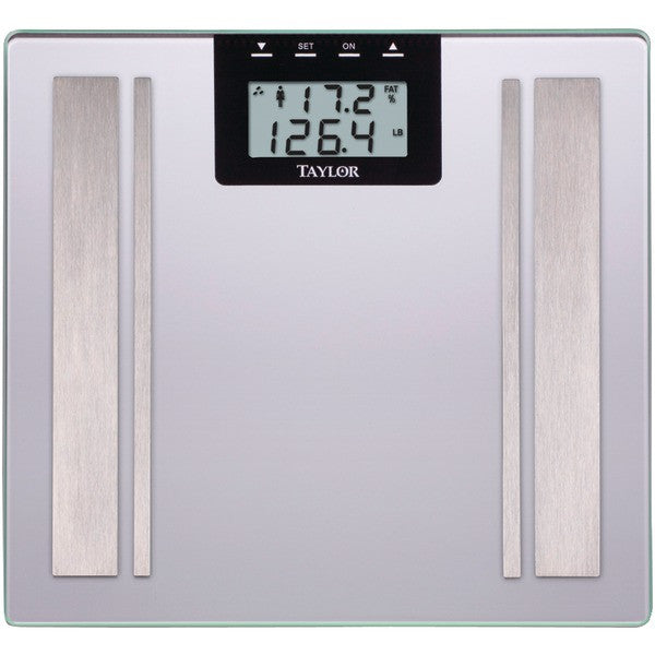 TAYLOR 57364102F Body Fat Digital Scale (Silver)