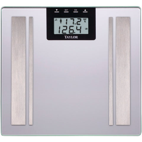 TAYLOR 57364102F Body Fat Digital Scale (Silver)