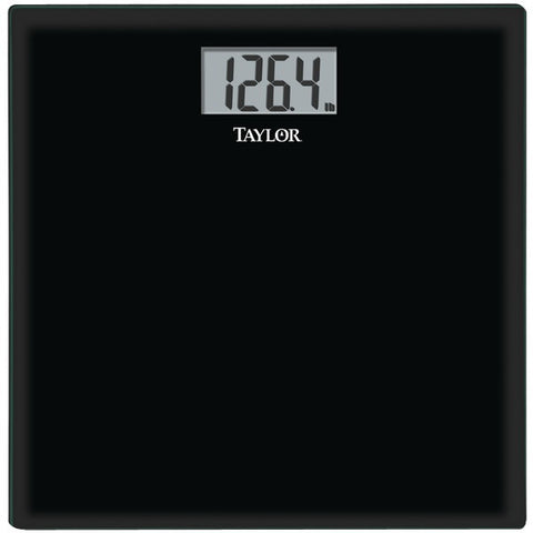 TAYLOR 755841933B Glass Digital Scale (Black)