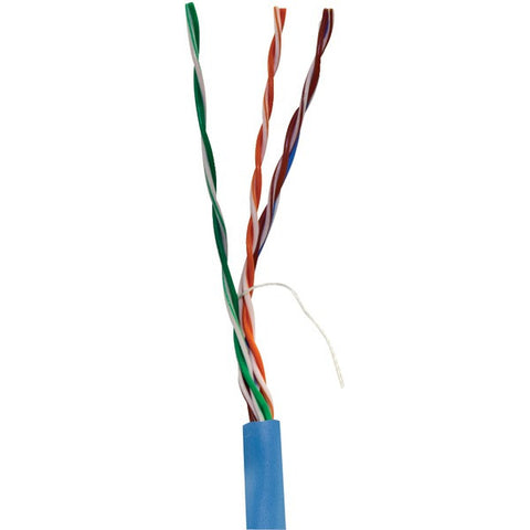 VERICOM MBW5U-00932 CAT-5E UTP Solid Riser CMR Cable, 1,000ft (Blue)