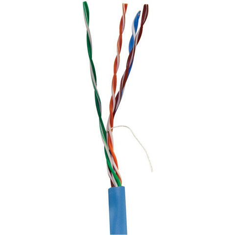 VERICOM MBW5U-02400 CAT-5E UTP Plenum Rated CMP Cable, 1,000ft (Blue)