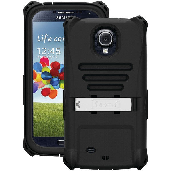 TRIDENT AMS-SAM-S4-BK Samsung(R) Galaxy S(R) 4 Kraken A.M.S. Series(TM) Case with Belt Clip Holster (Black)