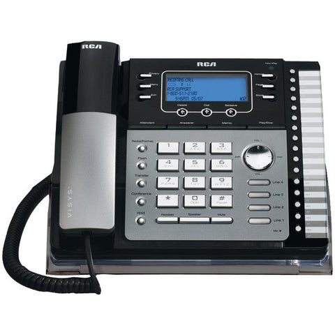 RCA 25425RE1 4-Line Corded Phone (with Caller ID, answering system & auto attendant)