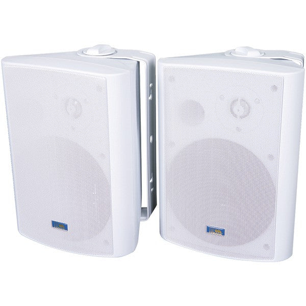 TIC CORPORATION ASP120W Indoor-Outdoor 120-Watt Speakers with 70-Volt Switching (White)