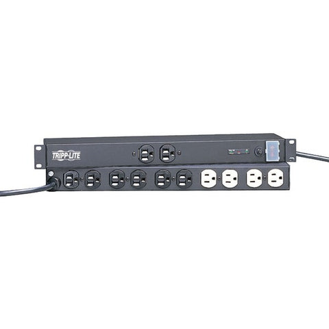 TRIPP LITE ISOBAR12ULTRA 12-Outlet Rack-Mount ISOBAR(R) Premium Surge Protector with Locking Switch Cover