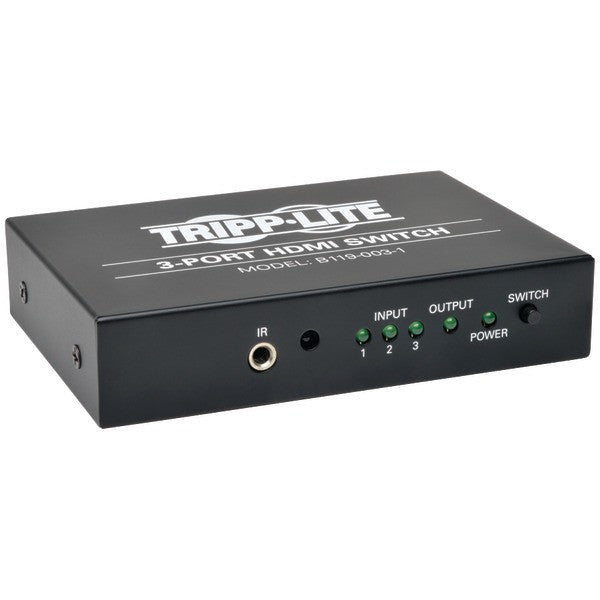 TRIPP LITE B119-003-1 3-Port HDMI(R) A-V Switch with Remote