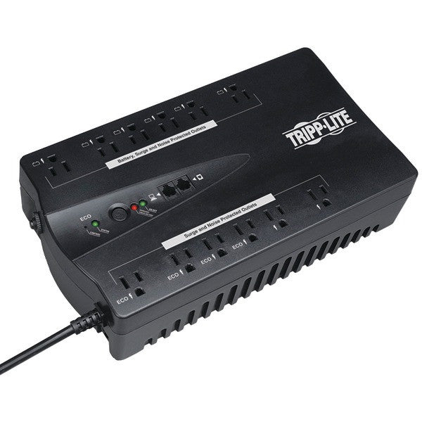 ECO Series Energy-Saving Standby UPS System with USB Port & Outlets (Output Power Capacity: 750VA-450W; 12 Outlets--6 UPS-Surge, 2, Surge Only, 4 ECO-Surge Outlets)