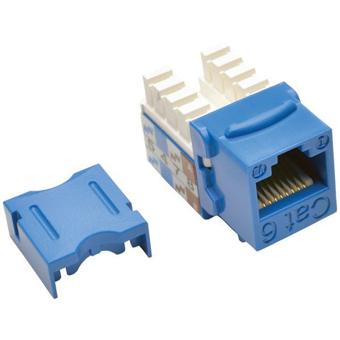 TRIPP LITE N238-001-BL CAT-6-CAT-5e 110-Style Punch-down Keystone Jack (Blue)