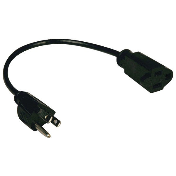 TRIPP LITE P022-001 Standard Power Extension Cord, 1ft (Adapter)