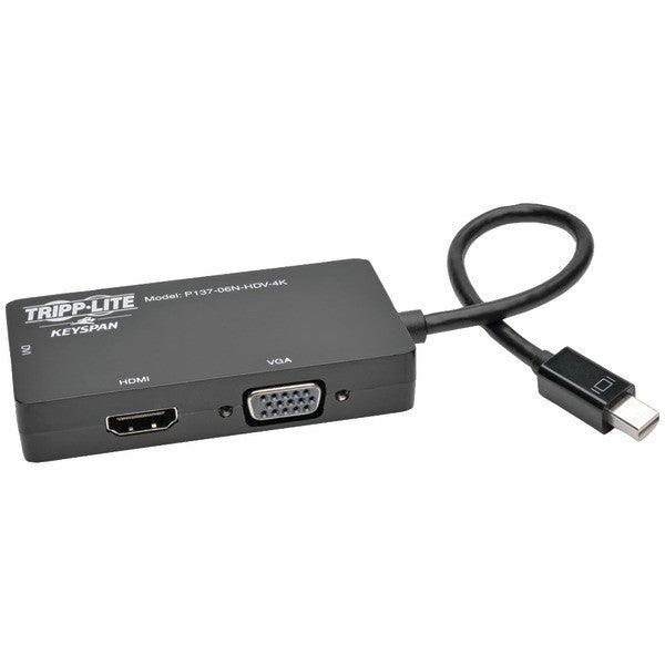 TRIPP LITE P137-06N-HDV-4K Mini DisplayPort 1.2 to All-in-One Converter-Adapter