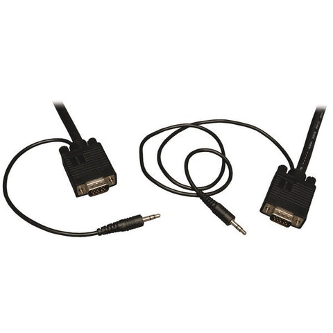 TRIPP LITE P504-015 VGA High-Resolution Coaxial Monitor Cable with RGB Coaxial & Audio (15ft)