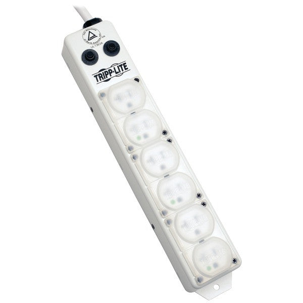 TRIPP LITE PS625HG20AOEM 6-Outlet 20-Amp Hospital-Grade Power Strip for Patient-Care Vicinity