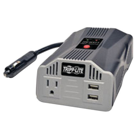 TRIPP LITE PV200USB 200-Watt PowerVerter(R) with 1 AC Outlet & 2 USB Charging Ports