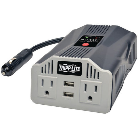 TRIPP LITE PV400USB 400-Watt PowerVerter(R) with 2 AC Outlets & 2 USB Charging Ports