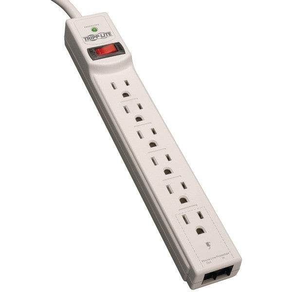 TRIPP LITE TLP608TEL 6-Outlet Surge Protector (8ft Cord)