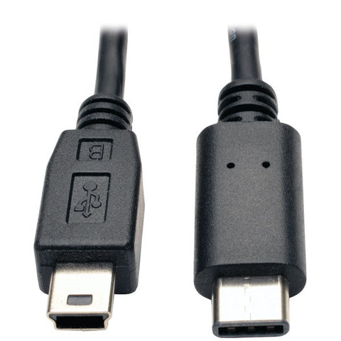 TRIPP LITE U040-006-MINI USB-C(TM) Male to USB-B Male 2.0 Cable, 6ft