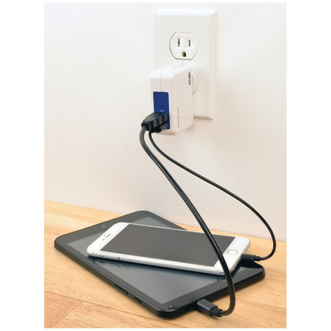 TRIPP LITE U280-002-W12 3.4-Amp 2-Port USB Wall Charger-Travel Charger