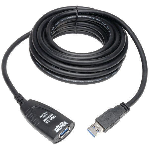 TRIPP LITE U330-05M USB 3.0 SuperSpeed Active Extension Repeater Cable, 16ft