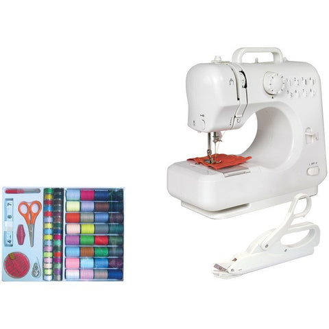 LIL SEW & SEW LSS-505C Desktop 8-Stitch Sewing Machine (With sewing kit & electric scissors)