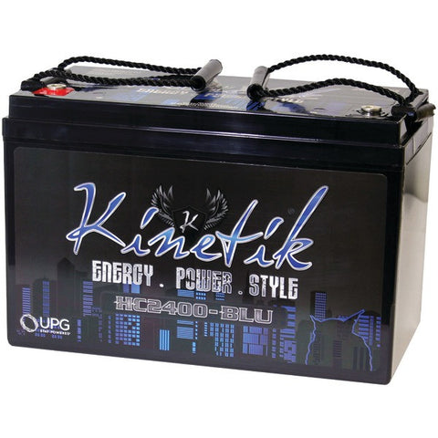 KINETIK 40928 HC BLU Series Battery (HC2400, 2.400 Watts, 110 Amp-Hour Capacity, 12 Volts)