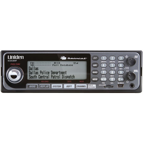 UNIDEN BCD536HP Bearcat Digital Base-Mobile Scanner