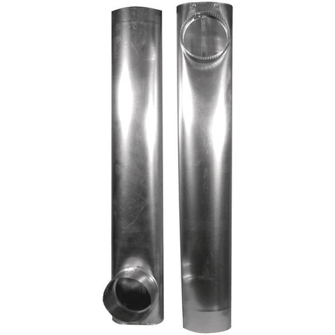 DEFLECTO DAF2 Skinny Duct(TM) Telescoping Aluminum Vent (27"- 48")