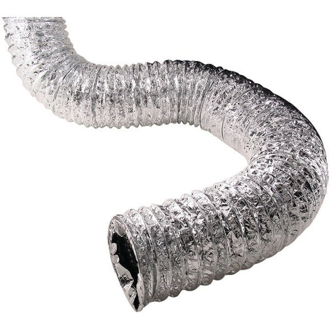 DEFLECTO FLS0425 Metallic Duct with Scrim (4" dia x 25ft)