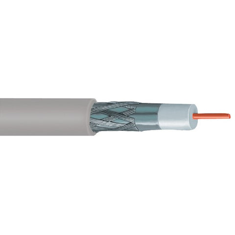 VEXTRA V621GB RG6 Solid Copper Coaxial Cable, 1,000ft (Gray)