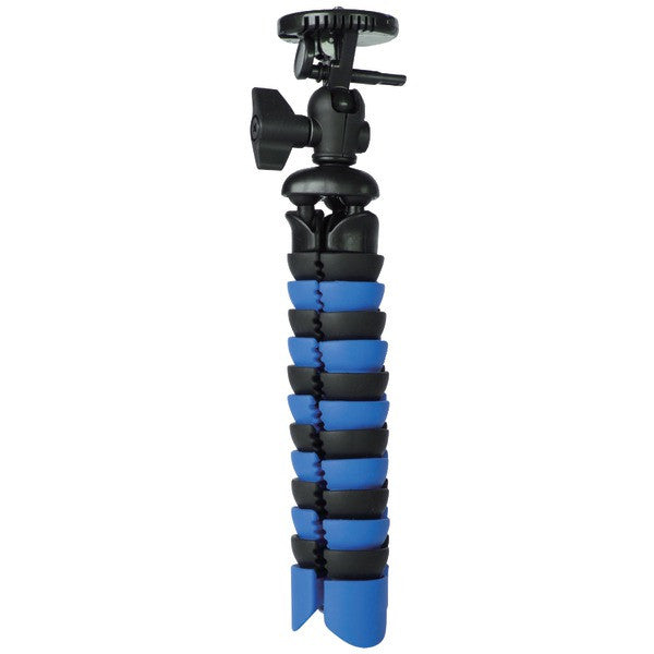 VIVITAR VIV-SP-12-BLU-BLK Large Rubberized Spider Tripod (Blue-Black)